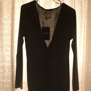 Olive green misguided dress